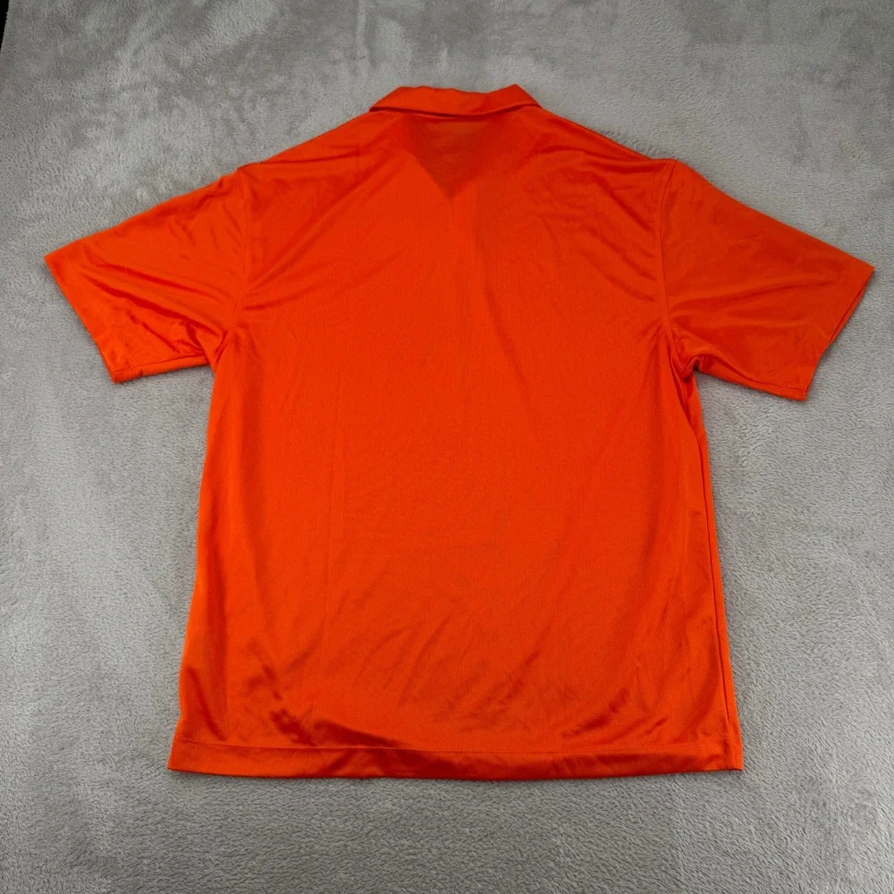 NWT Nike Golf Dri-Fit Polo Shirt Mens Large Orange Short Sleeve 373749-846